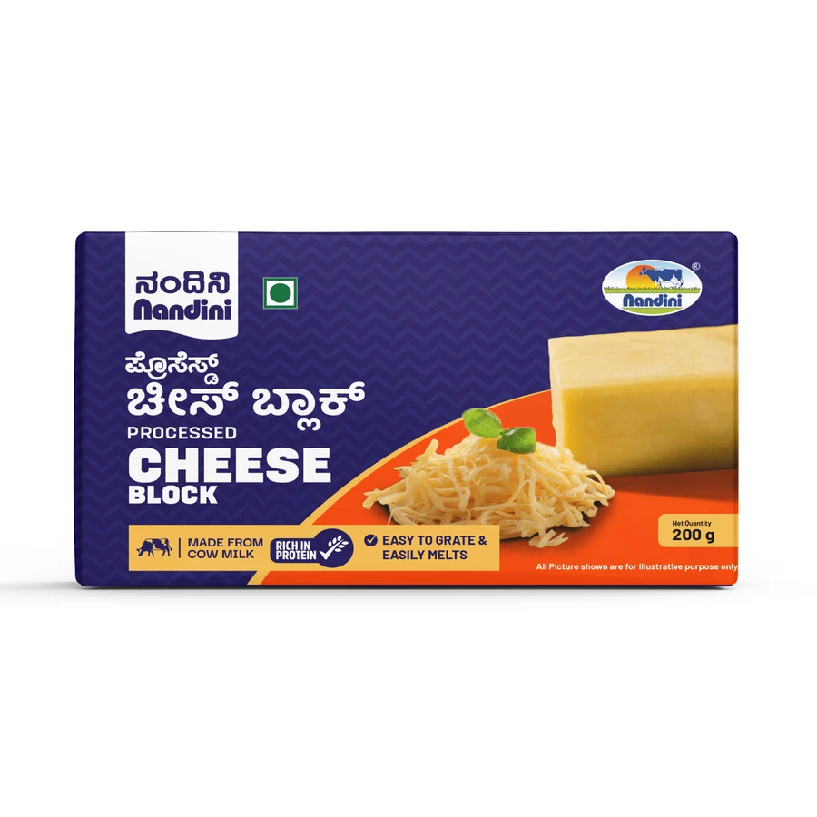 Nandini cheese packaging